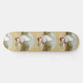 Alte deutsche Eukalyptbe in der Runde Skateboard (Horizontal)