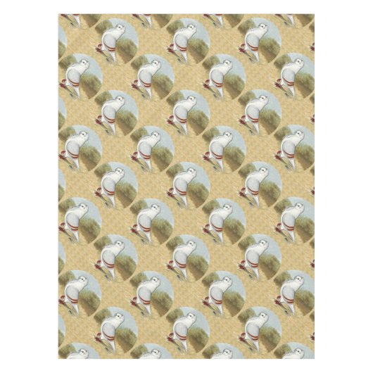 Alte deutsche Eukalyptbe in der Runde Tischdecke (Vorderseite)