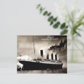 Alte deutsche Postkarte - Titanic (Stehend Vorderseite)