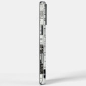 Alte deutsche Zeitungsanzeigen aus dem frühen 19. Case-Mate iPhone Hülle (Rückseite / Rechts)