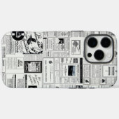 Alte deutsche Zeitungsanzeigen aus dem frühen 19. Case-Mate iPhone Hülle (Rückseite (Horizontal))