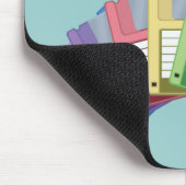 alte Disketten Mousepad (Ecke)