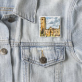 Alte Dreifaltigkeitsgotische Architektur Kirche Button (Beispiel)