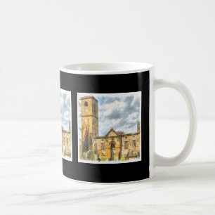 Alte Dreifaltigkeitsgotische Architektur Kirche Kaffeetasse