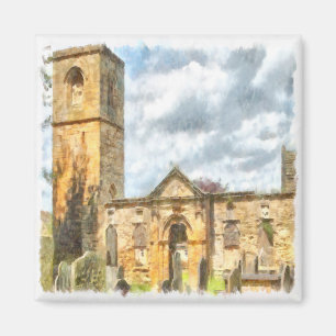 Alte Dreifaltigkeitsgotische Architektur Kirche Magnet