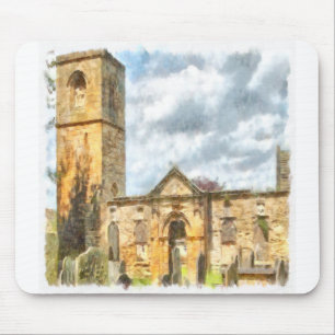 Alte Dreifaltigkeitsgotische Architektur Kirche Mousepad