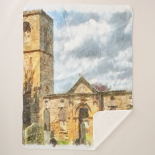 Alte Dreifaltigkeitsgotische Architektur Kirche Sherpadecke