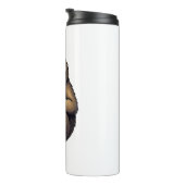 Alte Druckfaultierkunst Vintage-Grafik 2 Thermosbecher (Nach rechts gedreht)