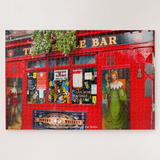 Alte Dubliner Pubs. Irland Jigsaw Puzzle (Horizontal)