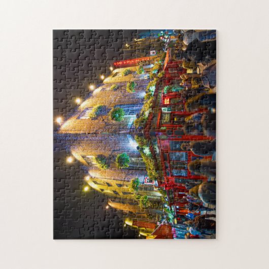 Alte Dubliner Pubs. Irland Puzzle (Vertikal)