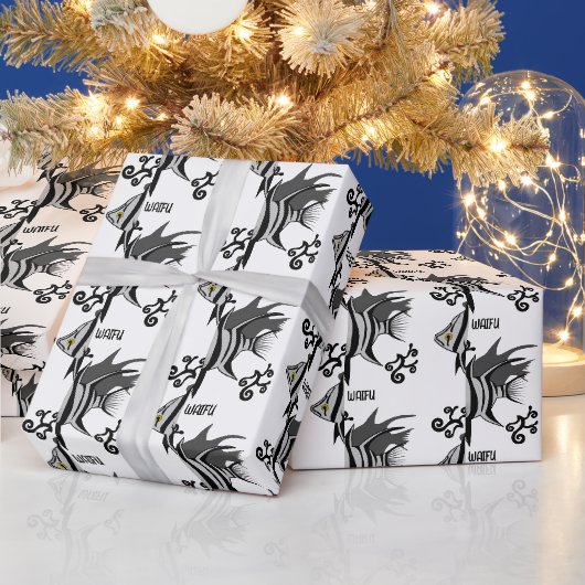 Alte Ehefrau für das Auge Geschenkpapier (Feiertage)