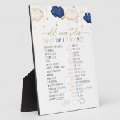 Alte Ehefrauen erzählen Genderoffenbarungsspiel Fotoplatte (Seite)