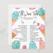 Alte Ehefrauen erzählen, was das Scoop Baby Shower (Vorne/Hinten)