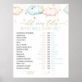 Alte Ehefrauen - Geschichten , Gender Reveal Game Poster