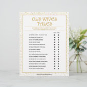 Alte Ehefrauen — Geschichten [Goldene Glitzern] Briefbogen (Stehend Vorderseite)