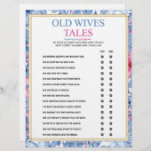 Alte Ehefrauen — Tales [Aquarellfarben] Briefbogen (Vorne/Hinten)