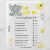 Alte Ehefrauen Tales [Baby Elephant [Gelb]] Briefbogen (Vorne/Hinten)