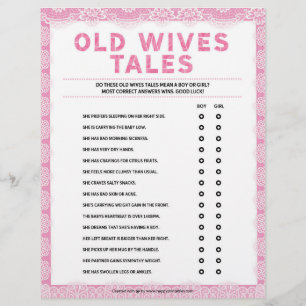 Alte Ehefrauen Tales [Luxusspitze [Rosa]] Briefbogen