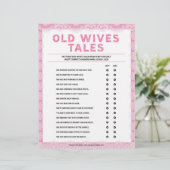 Alte Ehefrauen Tales [Luxusspitze [Rosa]] Briefbogen (Stehend Vorderseite)