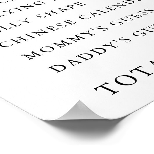 Alte Ehefrauen Tales Pink Blue Bumblebee Zeichen Poster (Ecke)