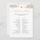 Alte Ehefrauen Tales Twinkle Star Baby Duschgame Einladung (Vorderseite)