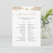 Alte Ehefrauen Tales Twinkle Star Baby Duschgame Einladung (Stehend Vorderseite)