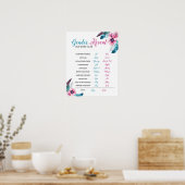 Alte Ehefrauen zeigen die Geschlechterkenntnisse Poster (Küche)