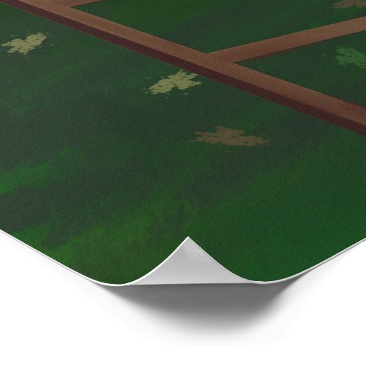 Alte Eiche Poster (Ecke)