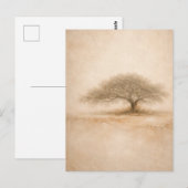 Alte Eiche | Südliche Eichenbaum-Kunst | Postkarte (Vorne/Hinten)