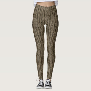 Alte Eichenbrücke - Nahtlose Naturstruktur Leggings