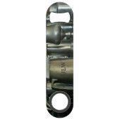 Alte, einzeln verwendbare Zinnbeere Speed Flaschenöffner (Vorderseite)