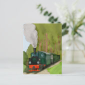 Alte Eisenbahn Postkarte (Stehend Vorderseite)