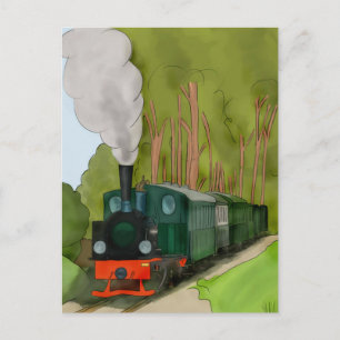 Alte Eisenbahn Postkarte