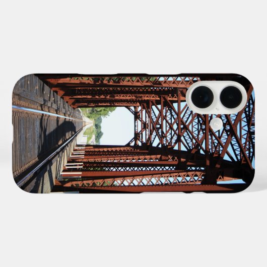 Alte Eisenbahnbrücke Case-Mate iPhone Hülle (Rückseite (Horizontal))