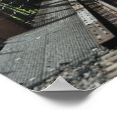 Alte Eisenbahnbrücke Poster (Ecke)