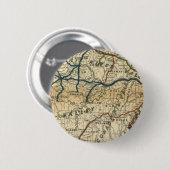 Alte Eisenbahnkarte Button (Vorne & Hinten)