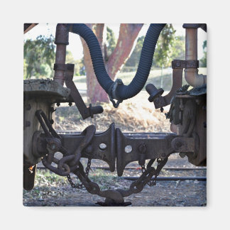 Alte Eisenbahnpuffer Magnet