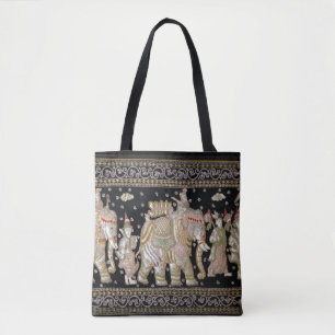 Alte Elefant-Tapisserie Tasche