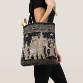 Alte Elefant-Tapisserie Tasche (Von Nahem)
