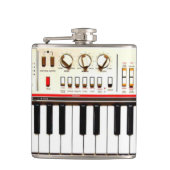 Alte elektrische Tastatur Flachmann (Vorderseite)