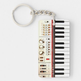 Alte elektrische Tastatur Schlüsselanhänger