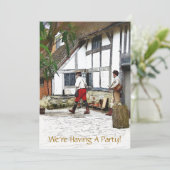 ALTE ENGLAND-EINLADUNG (Stehend Vorderseite)