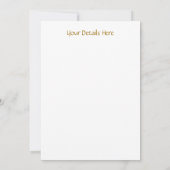 ALTE ENGLAND-EINLADUNG (Rückseite)