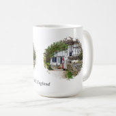 ALTE ENGLAND-KAFFEE-TASSE KAFFEETASSE (VorderseiteRechts)