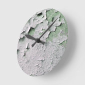 ALTE ENGLAND PEELING PAINT RUNDE WANDUHR (Winkel)