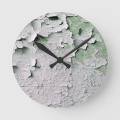 ALTE ENGLAND PEELING PAINT RUNDE WANDUHR (Vorderseite)