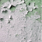 ALTE ENGLAND PEELING PAINT VISITENKARTE