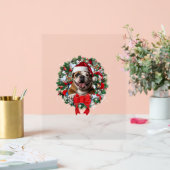 Alte englische Bulldog Weihnachtsfeier Dekoration (Hochzeit)