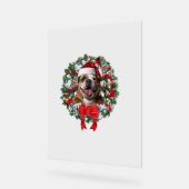 Alte englische Bulldog Weihnachtsfeier Dekoration (Winkel)