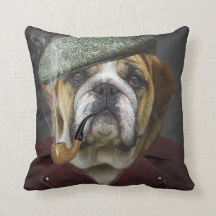 Alte englische Bulldogge Kissen